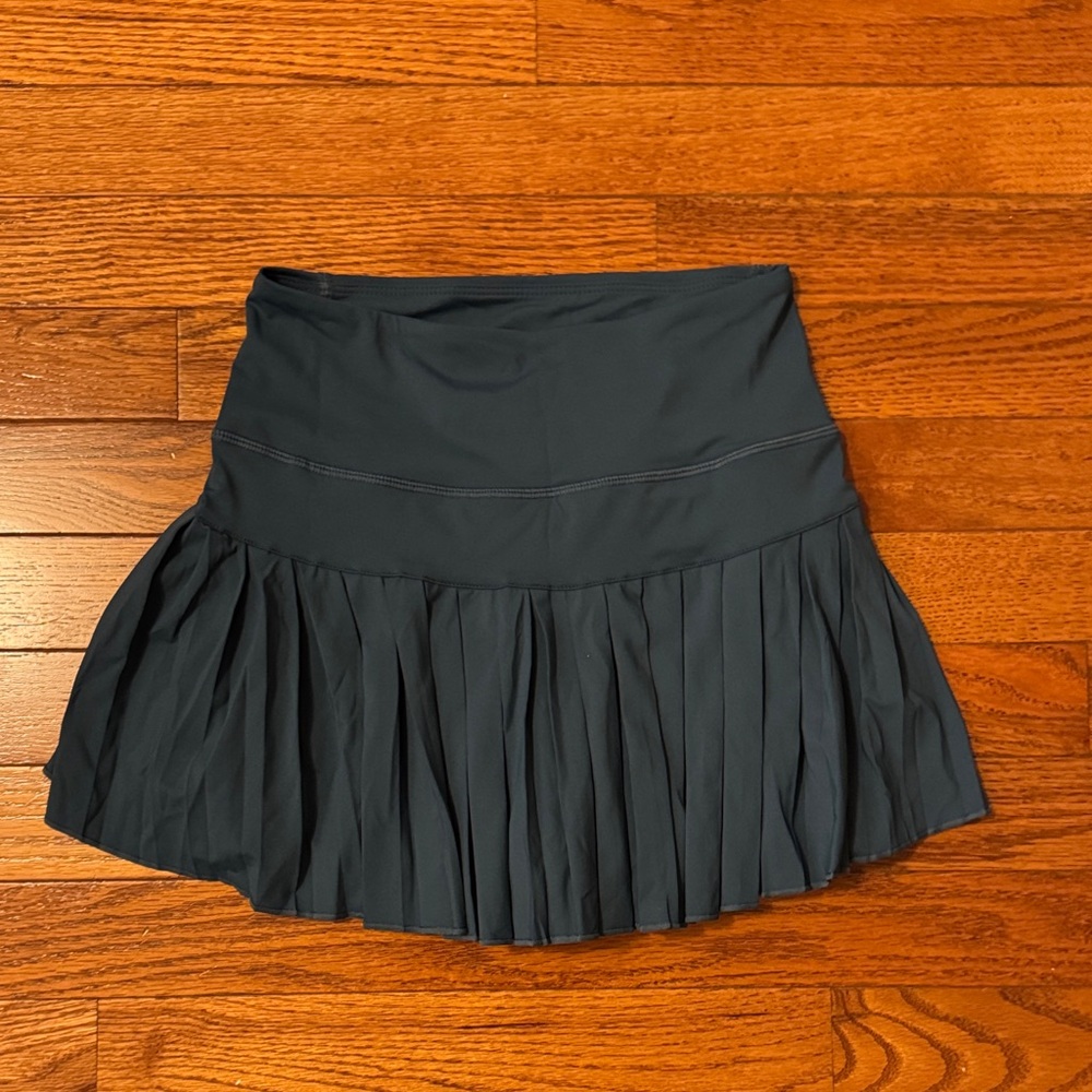 Green tennis Pleated  Skirt XS